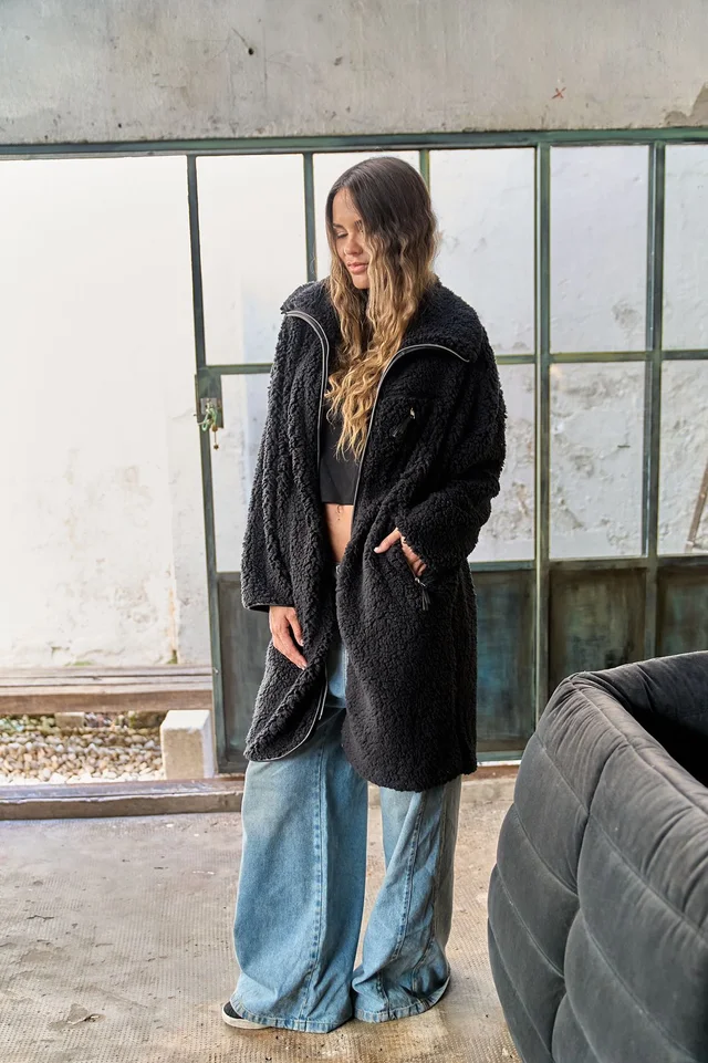 Tapado Londres - Art 907 ( piel sherpa)