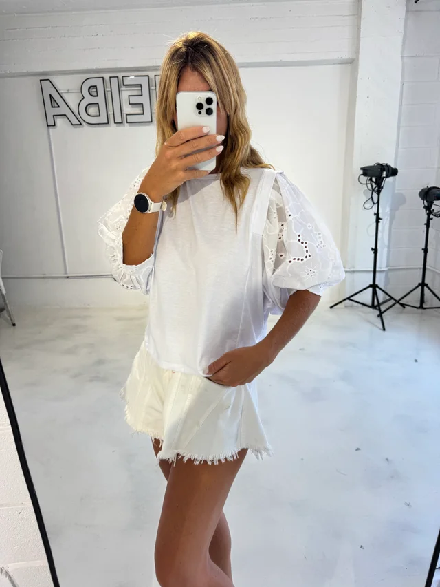 Blusa Cecilia Brodery - Art 1202 (jersey y broderi)
