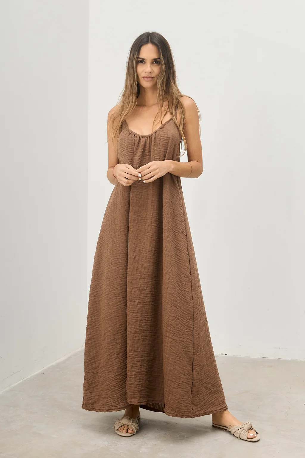 Vestido Manantiales - Art 1106 (lino ratier)