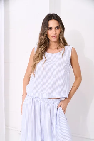 Blusa Sarandi - Art 1322 (Cey rayado) - Vista 3