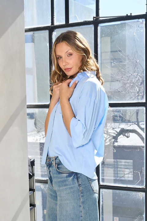 Camisa Olaf - Art 1377 (poplin vicent)