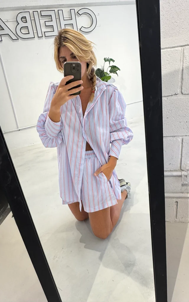 Short Mansa - Art 1442 (poplin rayado)