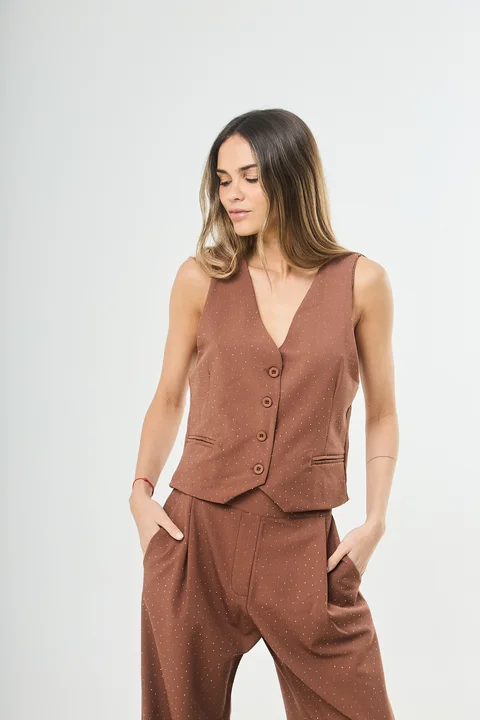 Chaleco Bangkok - Art 1010 (strass)