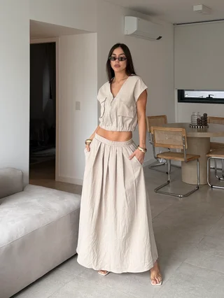 Falda Zapican - Art 1045 (lino) - Vista 1