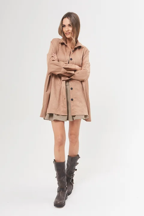 Camisa Celeste - Scuba amplia c/canesu y tabla