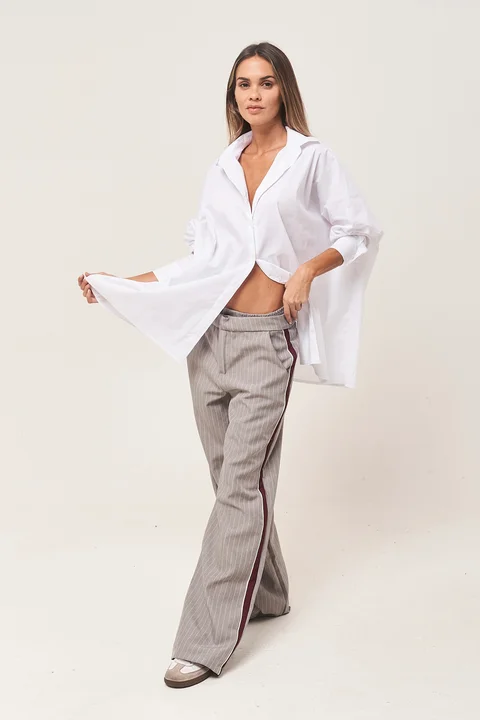 Pantalon Leticia - Sastrero rayado