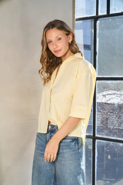 Camisa Olaf - Art 1377 (poplin vicent)