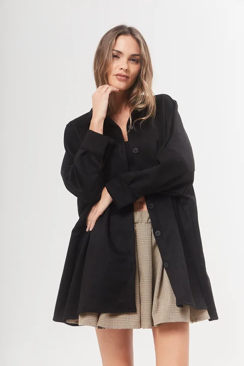 Camisa Celeste - Scuba amplia c/canesu y tabla