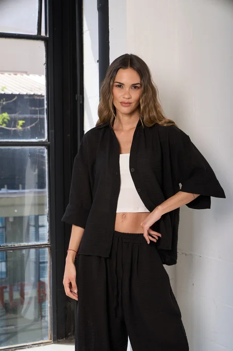 Camisa Solana - Art 1377 (lino rustico)