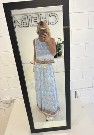 Pantalon Emilia - Art 1049 (seda estampada) - Vista 6