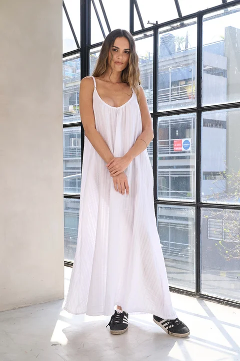 Vestido Manantiales - Art 1106 (lino ratier)