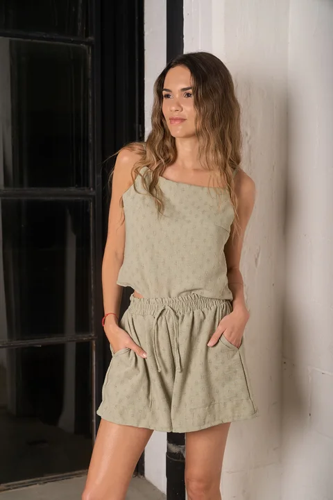 Short San Antonia - Art 647 (lino)