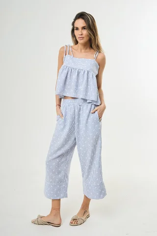 Pantalon Liberty - Art 1395 ( lino bordado) - Vista 5