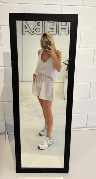 Short Imarangatu - Art1412 (lino rayado) - Vista 2