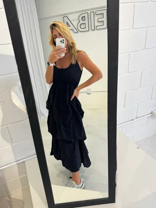 Vestido Serrana - Art 1437 (saten mate) - Vista 2