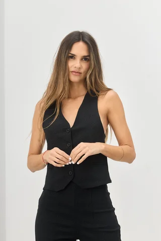 Chaleco Menorca - Art 1010 (bengalina) - Vista 1