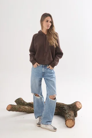 Buzo Ventura - frisa c/capucha,cordon - Vista 2