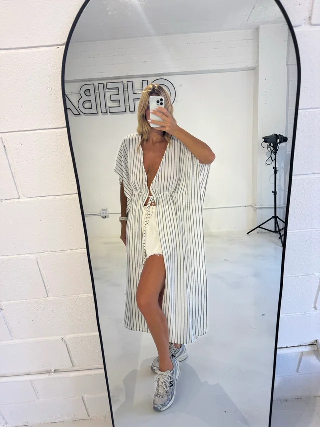 Kimono Santa Ana - Art 1157 (lino rayado)