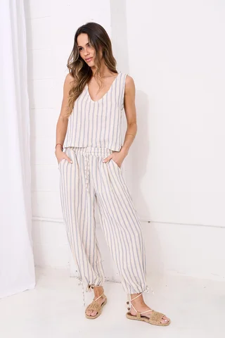 Pantalon Gorriti - Art.1421 (bambula rayada) - Vista 3