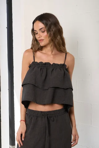 Blusa Portezuelo - Art 1393 (lino vintage) - Vista 1