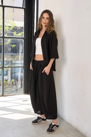 Camisa Solana - Art 1377 (lino rustico) - Vista 1