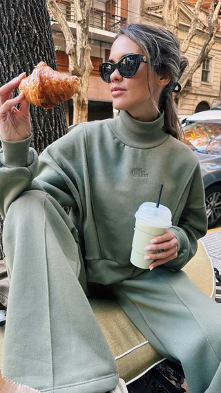 Buzo Berta - frisa/reeb bordado ch art.1315 - Vista 2