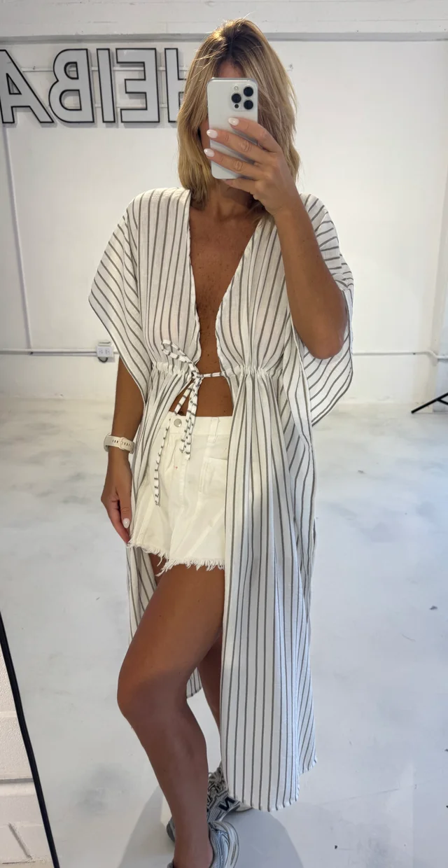 Kimono Santa Ana - Art 1157 (lino rayado)