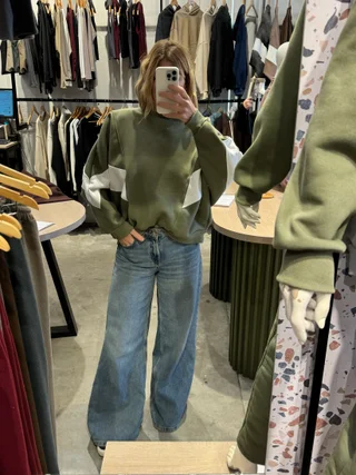 Buzo Berta Combinado - frisa/reeb art.1319 - Vista 2