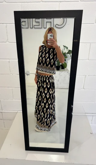 Blusa Emilia - Art 1322 (seda estampada) - Vista 3