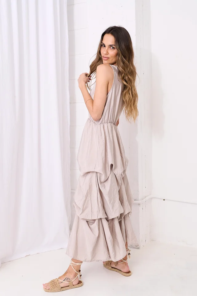 Vestido Serrana - Art 1437 (saten mate)