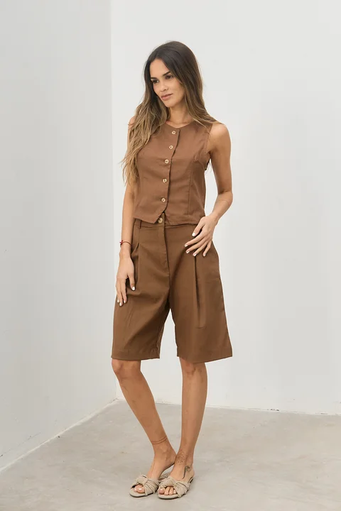 Chaleco Jaguel - Art 1398 (lino)