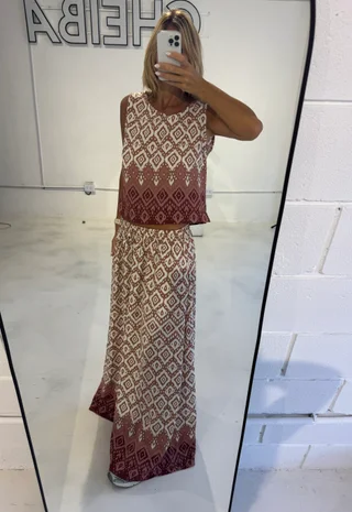 Blusa Emilia - Art 1322 (seda estampada) - Vista 6