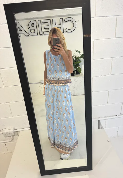 Blusa Emilia - Art 1322 (seda estampada)