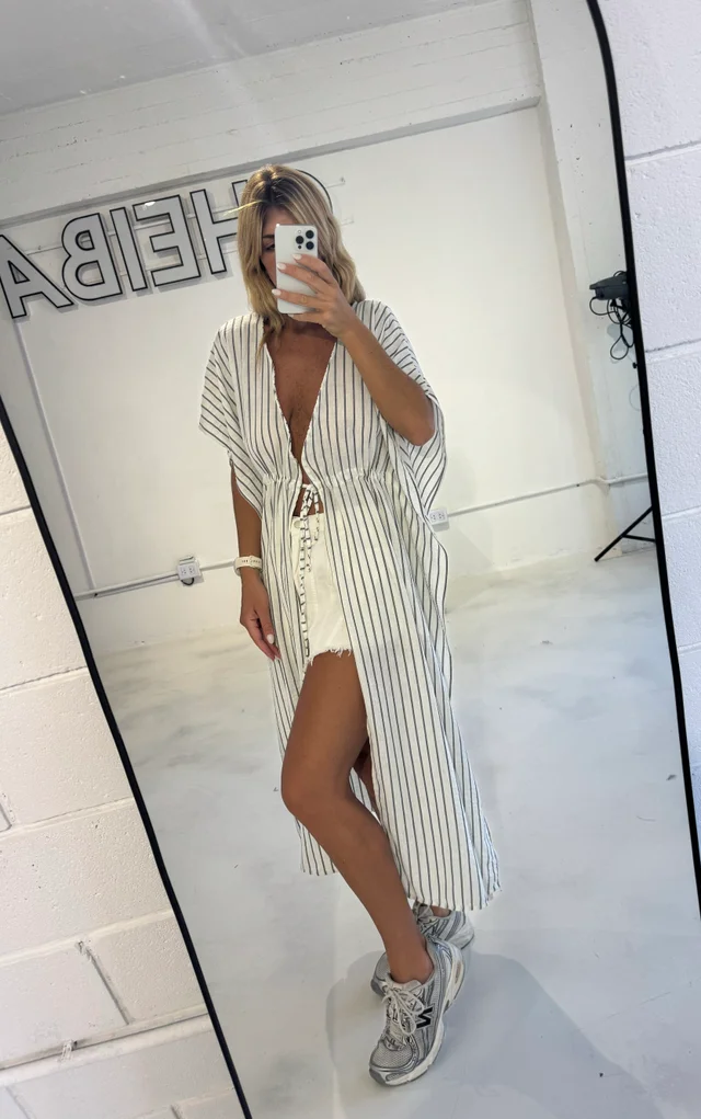 Kimono Santa Ana - Art 1157 (lino rayado)