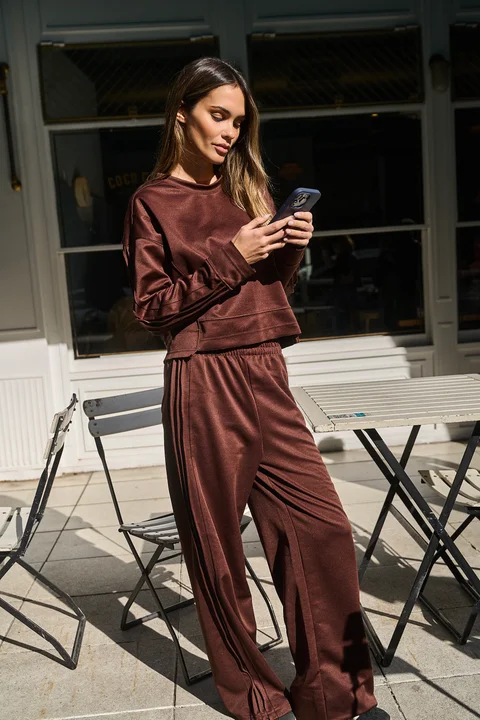 Pantalon Eloisa - Retro sport c/recorte lateral