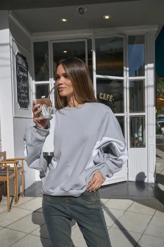 Buzo Berta Combinado - frisa/reeb art.1319 - Vista 3