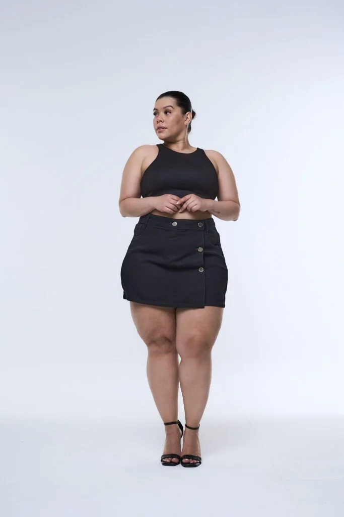 SHORT-POLLERA LIORA 3 BOTONES