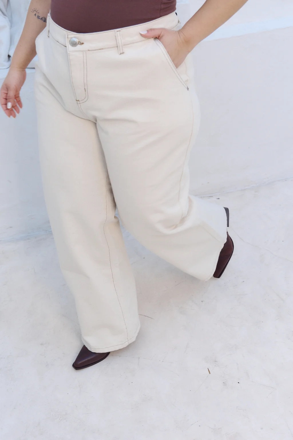 WIDELEG SIROCCO BEIGE RÍGIDO