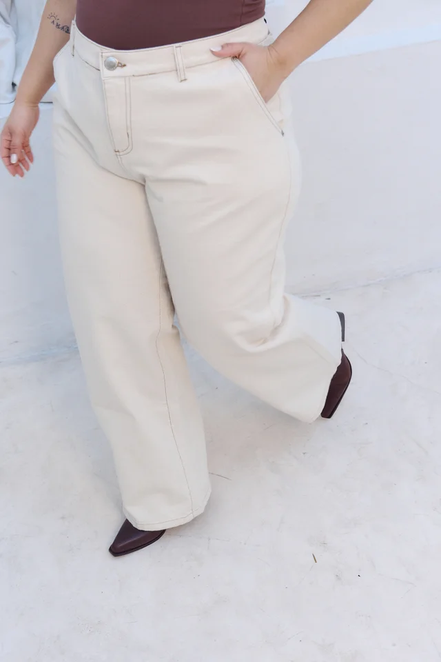 WIDELEG SIROCCO BEIGE RÍGIDO