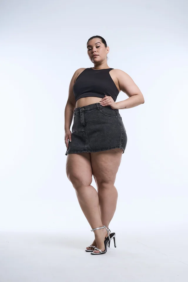SHORT-POLLERA PANTHERA NEVADO