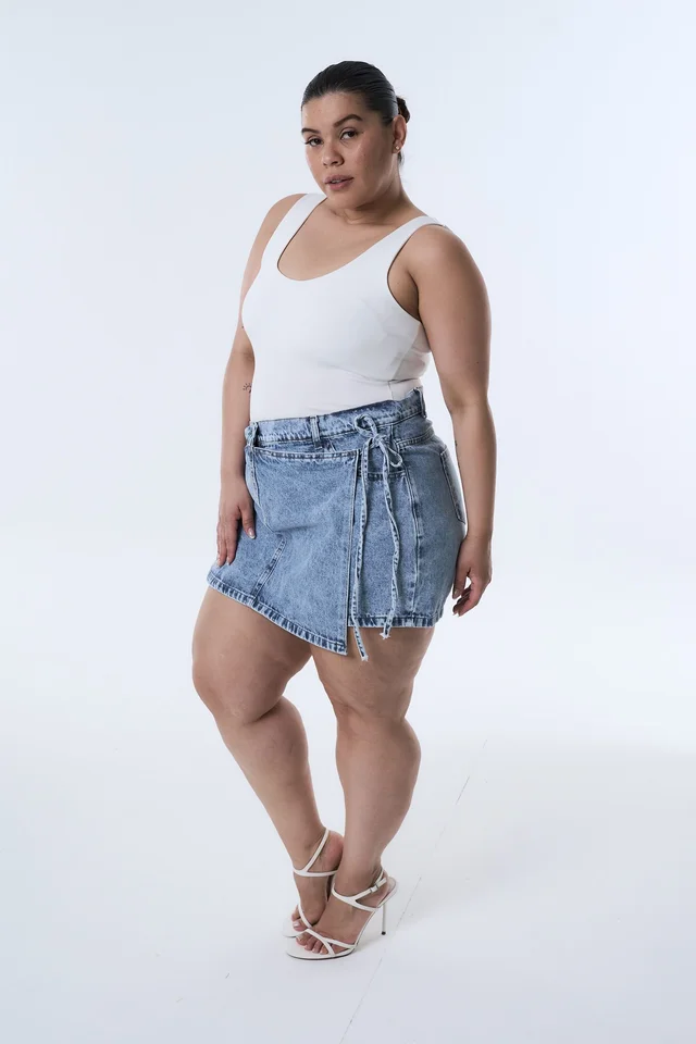 SHORT-POLLERA DIOMAR NEVADO LAZO