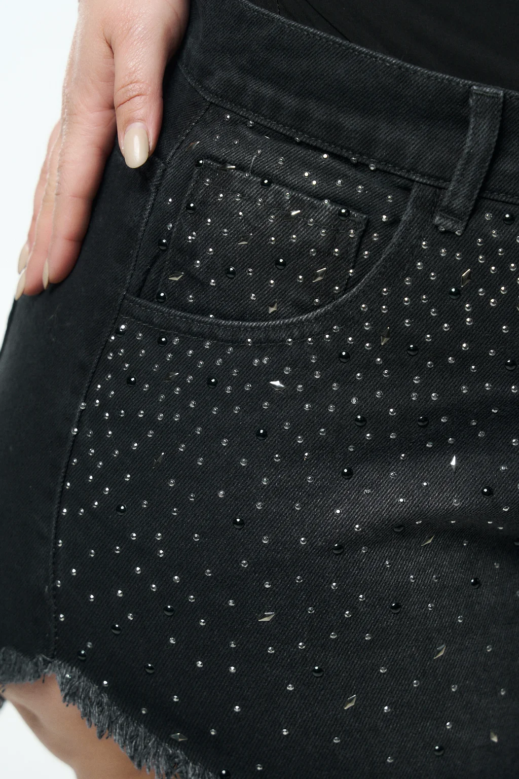 SHORT ITHACA BRILLOS RIGIDO