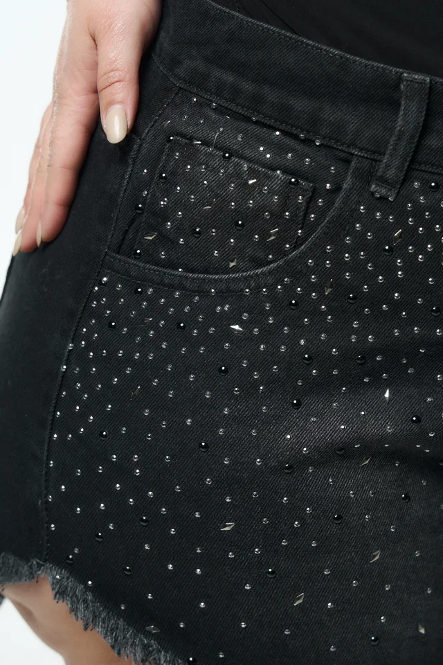 SHORT ITHACA BRILLOS RIGIDO