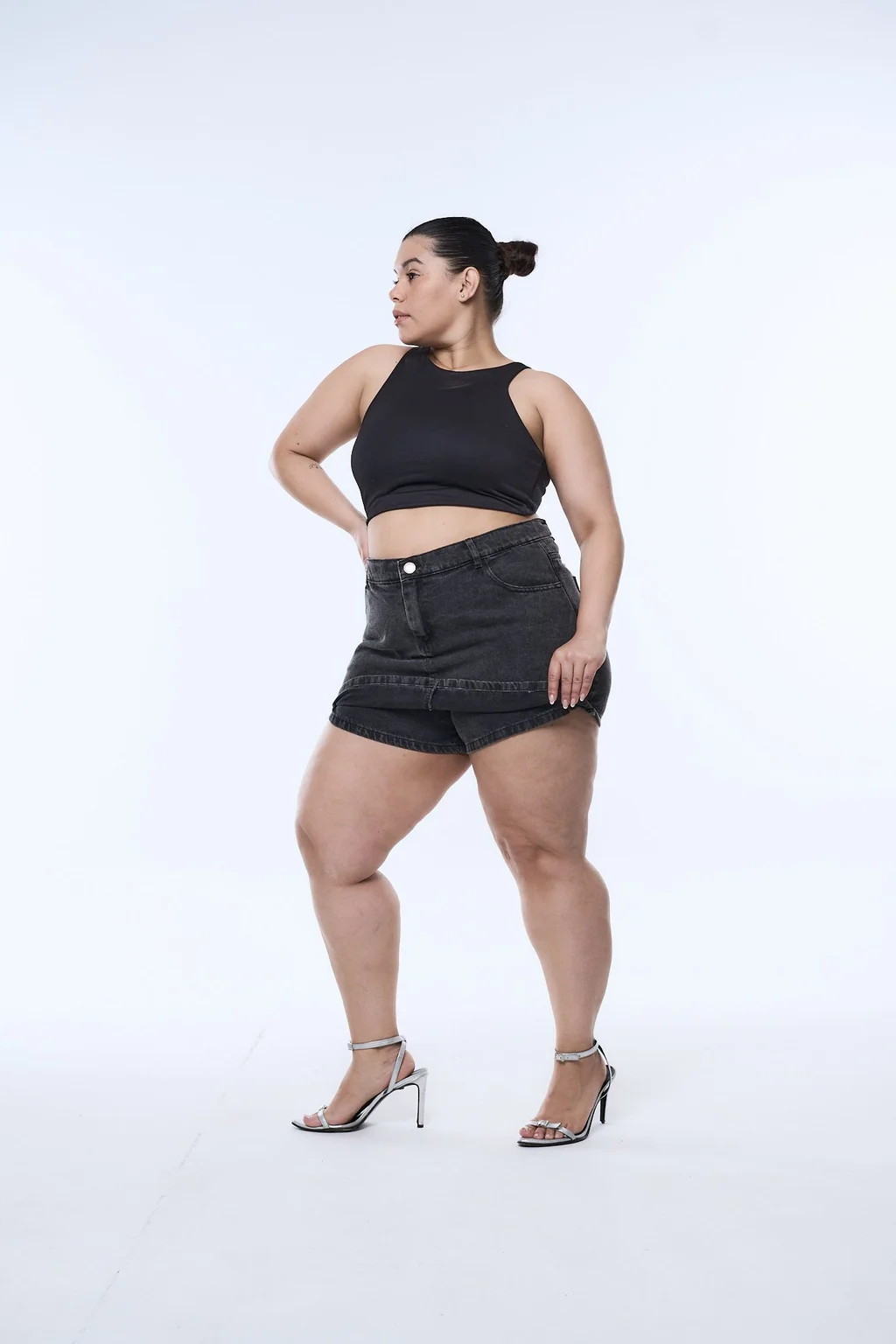 SHORT-POLLERA PANTHERA NEVADO