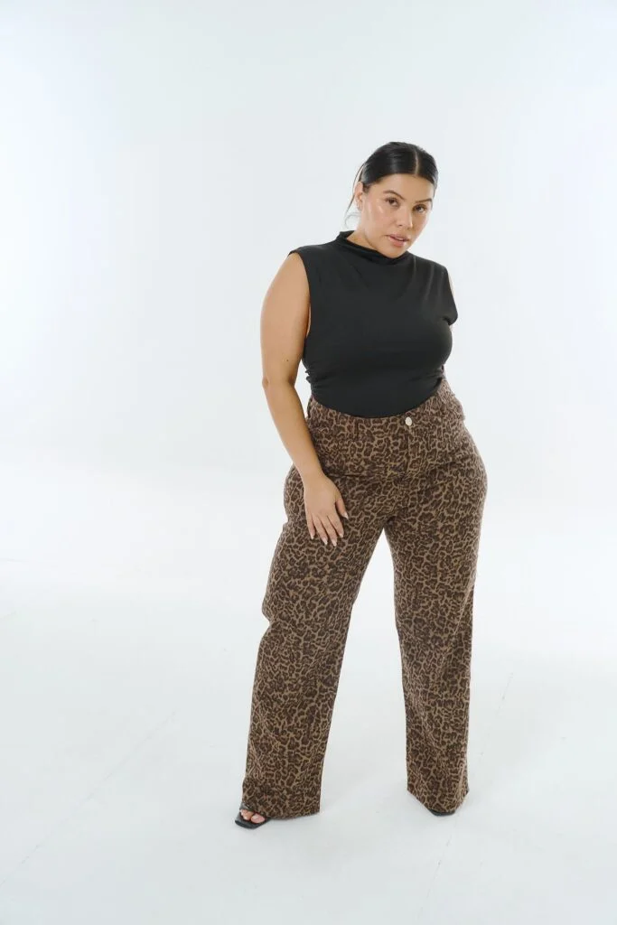 WIDELEG NICKY ANIMAL PRINT RIGIDO