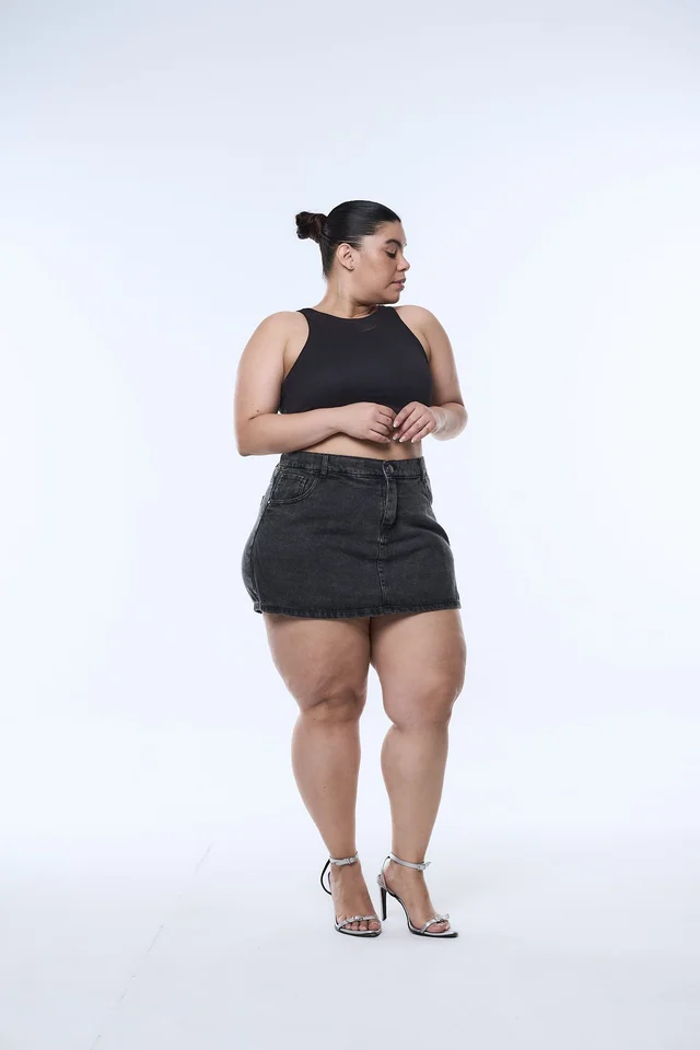 SHORT-POLLERA PANTHERA NEVADO