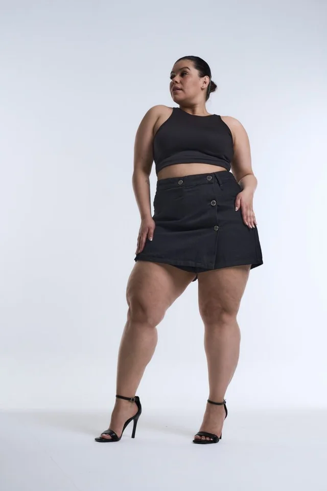 SHORT-POLLERA LIORA 3 BOTONES