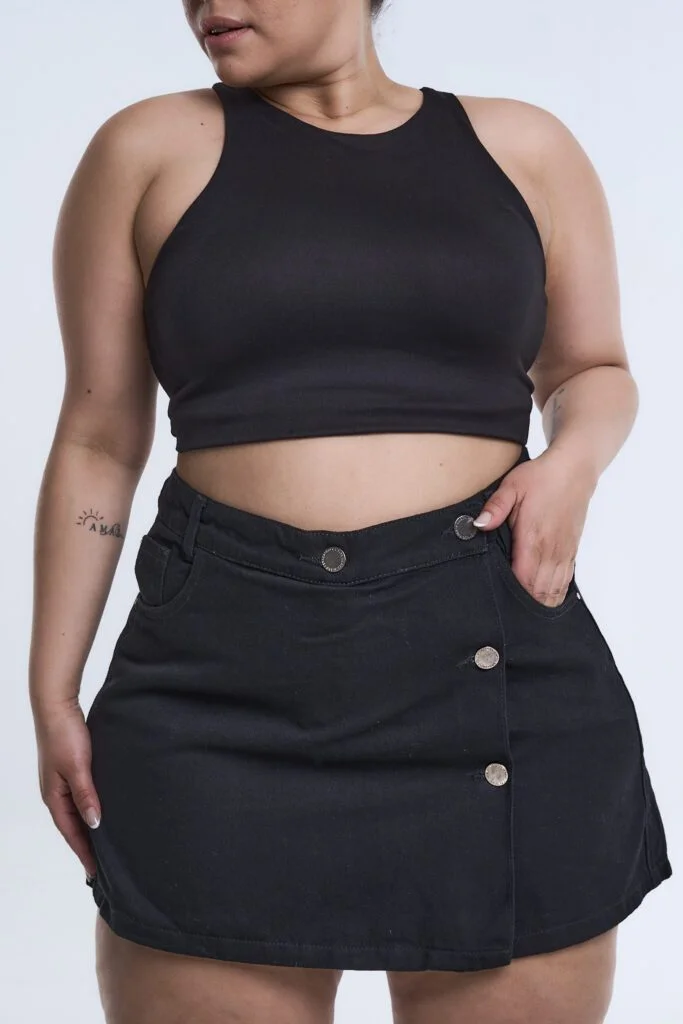 SHORT-POLLERA LIORA 3 BOTONES