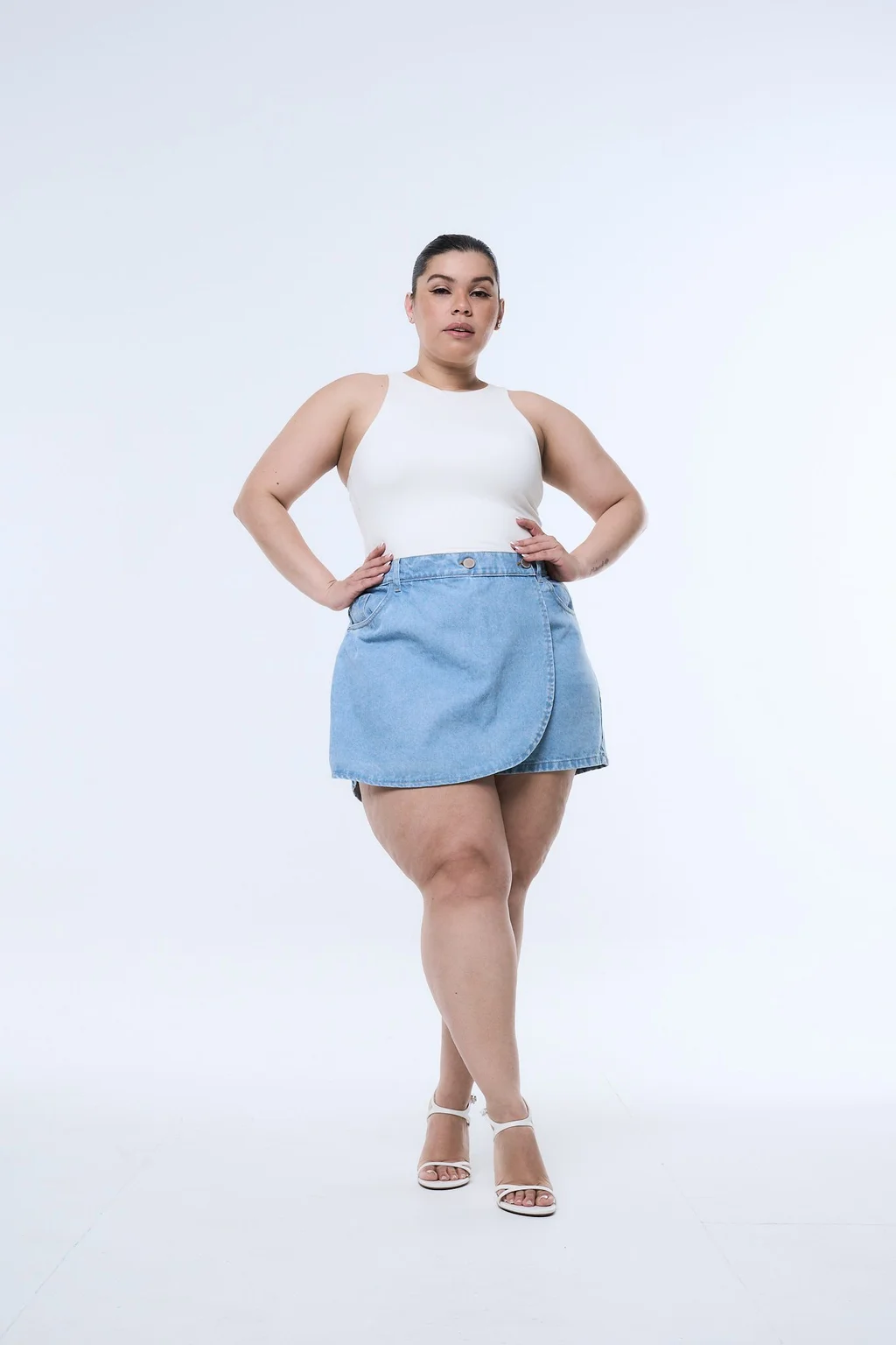 SHORT-POLLERA CIEL NEVADO RIGIDO