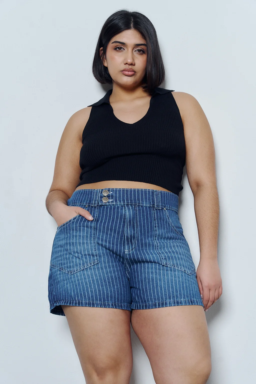 SHORT ARCADIA CINTURA ANCHA RIGIDO